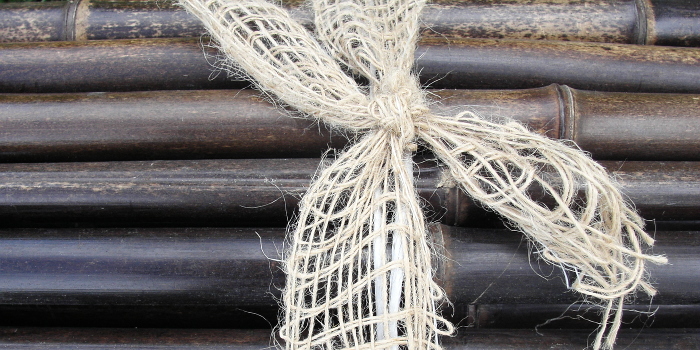 Deko-Bambusrohre natürliche dunkel Farbe Tiger Bamboo
